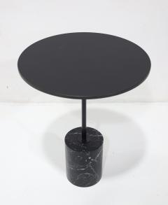  LaPalma Lapalmas Jey Side Table in Black with Marquina Marble Base - 4803834