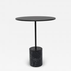  LaPalma Lapalmas Jey Side Table in Black with Marquina Marble Base - 4803979