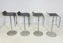  LaPalma Set of 4 Lem Counter Bar Stools by Shin Tomoko Azumi for LaPalma Italy 2000 - 4202864