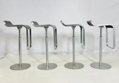  LaPalma Set of 4 Lem Counter Bar Stools by Shin Tomoko Azumi for LaPalma Italy 2000 - 4202866