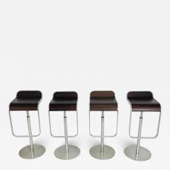  LaPalma Set of 4 Lem Counter Bar Stools by Shin Tomoko Azumi for LaPalma Italy 2000 - 4203736