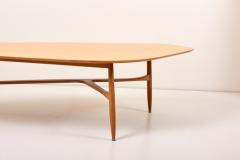  Laauser Large Boomerang Shaped Coffee Table with Polished Blonde Teak Wood by Laauser - 968726