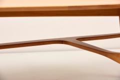  Laauser Large Boomerang Shaped Coffee Table with Polished Blonde Teak Wood by Laauser - 968728