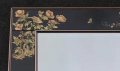  Labarge Rare Signed and Dated LaBarge Vintage Hand Reverse Painted Chinoiserie Mirror - 3330810