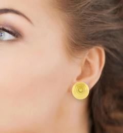  Lalaounis Ilias Lalaounis Swirl Dome Gold Earrings - 4265001
