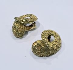  Lalaounis Lalaounis 18K Earrings Serpent Snake Greece C 1990 - 1190476