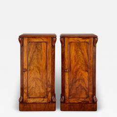  Lamb of Manchester Pair of Victorian period walnut bedside cabinets by Lamb of Manchester - 2983178