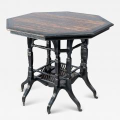  Lambs of Manchester Alfred Waterhouse attributed for James Lamb A Gothic Revival oak hall chair - 4233050