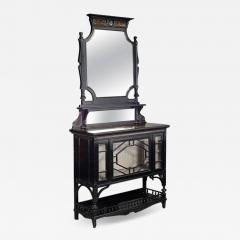  Lambs of Manchester Lamb of Manchester An Aesthetic Movement Ebonized Coromandel Side Cabinet - 4234472