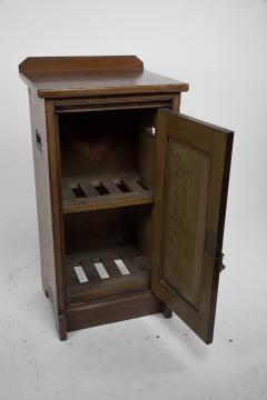  Lambs of Manchester Lambs of Manchester A Gothic Revival Bedside Cabinet with Carved Floral Details - 4185350