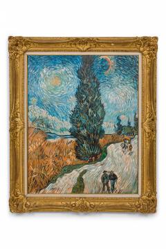  Landscape Road With Cypress And Star - 3187622