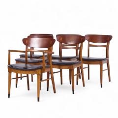  Lane Acclaim Lane Acclaim Mid Century Walnut Dining Chairs Set of 6 - 4234164