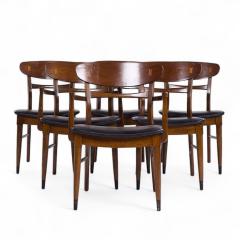  Lane Acclaim Lane Acclaim Mid Century Walnut Dining Chairs Set of 6 - 4257057