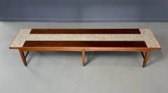  Lane Furniture 1970s Lane Monte Carlo Coffee Table with Inlaid Tile Design Mid Century - 3663033