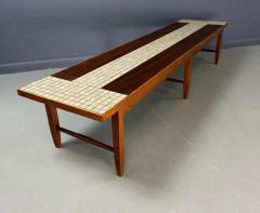  Lane Furniture 1970s Lane Monte Carlo Coffee Table with Inlaid Tile Design Mid Century - 3663042