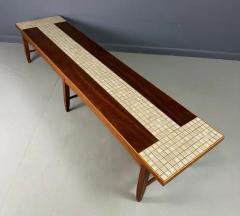  Lane Furniture 1970s Lane Monte Carlo Coffee Table with Inlaid Tile Design Mid Century - 3663079