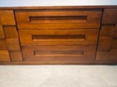  Lane Furniture American Modern Mahogany Chest of Drawers 1960s Lane Furniture Co  - 4611325