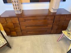 Lane Furniture American Modern Mahogany Chest of Drawers 1960s Lane Furniture Co  - 4611328