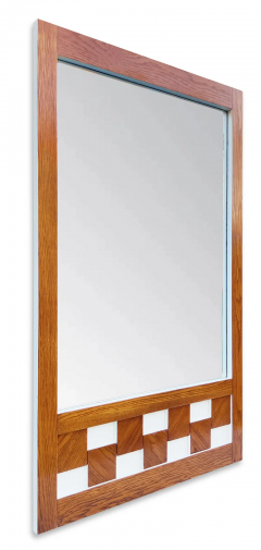  Lane Furniture Expertly Restored Enameled Lane Staccato or Mosaic Brutalist Dresser Mirror - 3126605