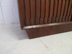  Lane Furniture Handsome American Brutalist Modern Sculptural Walnut Credenza Mid Century - 1697075