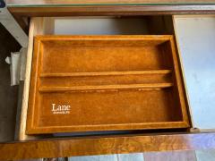  Lane Furniture Handsome Milo Baughman Style Burl Wood Long Dresser Credenza Lane Mid Century - 4196090