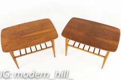  Lane Furniture Lane Accent 991 05 Mid Century Walnut Side End Table A Pair - 3693918