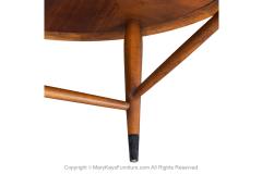  Lane Furniture Lane Acclaim Mid Century Round Dovetail Inlay Coffee Table - 3909159