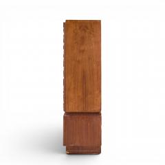  Lane Furniture Lane Brutalist Mid Century Walnut Armoire Dresser - 4575195