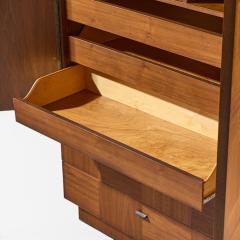  Lane Furniture Lane Brutalist Mid Century Walnut Armoire Dresser - 4575202