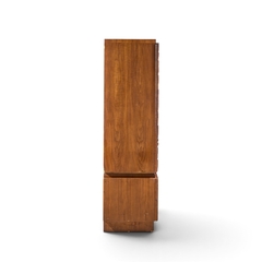  Lane Furniture Lane Brutalist Mid Century Walnut Armoire Dresser - 4746685