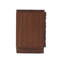  Lane Furniture Lane Brutalist Mid Century Walnut Lowboy Dresser - 3823545