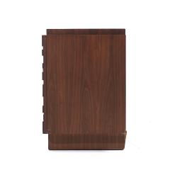  Lane Furniture Lane Brutalist Mid Century Walnut Lowboy Dresser - 3823546