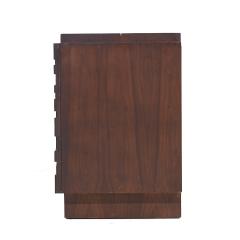  Lane Furniture Lane Brutalist Mid Century Walnut Lowboy Dresser - 3842564