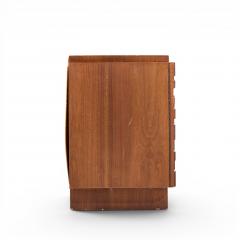  Lane Furniture Lane Brutalist Mid Century Walnut Lowboy Dresser - 4575065