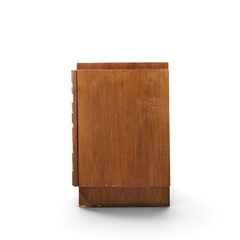  Lane Furniture Lane Brutalist Mid Century Walnut Lowboy Dresser - 4720433