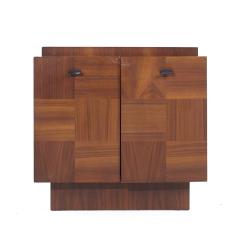  Lane Furniture Lane Brutalist Mid Century Walnut Nightstands Pair - 3824142