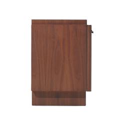  Lane Furniture Lane Brutalist Mid Century Walnut Nightstands Pair - 3824147