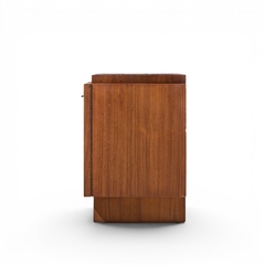  Lane Furniture Lane Brutalist Mid Century Walnut Nightstands Pair - 4711715