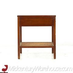  Lane Furniture Lane Delineator Mid Century Rosewood and Walnut Nightstand - 3688681