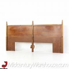  Lane Furniture Lane Mid Century Bowtie Tuxedo Walnut and Rosewood King Headboard - 3687995