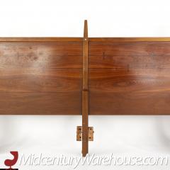  Lane Furniture Lane Mid Century Bowtie Tuxedo Walnut and Rosewood King Headboard - 3687997