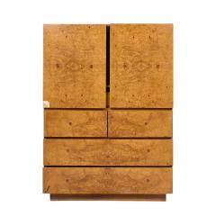  Lane Furniture Lane Mid Century Burlwood Armoire Highboy Dresser - 4312475