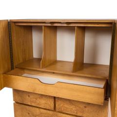  Lane Furniture Lane Mid Century Burlwood Armoire Highboy Dresser - 4312478