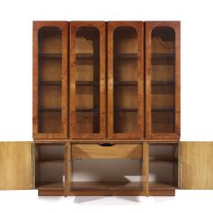  Lane Furniture Lane Mid Century Burlwood Credenza and Hutch - 3692256