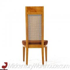  Lane Furniture Lane Mid Century Burlwood Dining Chairs Set of 8 - 3392949
