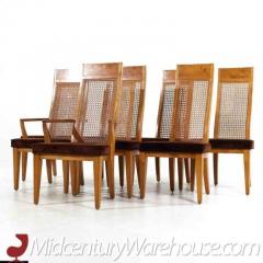  Lane Furniture Lane Mid Century Burlwood Dining Chairs Set of 8 - 3392975