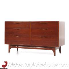  Lane Furniture Lane Perception Mid Century Walnut 6 Drawer Dresser - 3688261