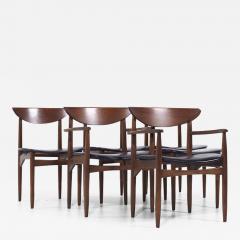  Lane Furniture Lane Perception Mid Century Walnut Dining Chairs Set of 6 - 3600830