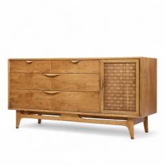 Lane Furniture Lane Perception Mid Century Walnut Offset Credenza - 4366258