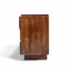  Lane Furniture Lane Staccato Brutalist Mid Century Walnut Lowboy Dresser - 4422850